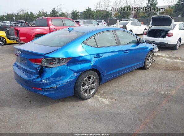 5NPD84LF3HH157019 2017 HYUNDAI ELANTRA Blue Հետևի աջ