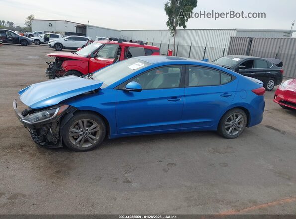 5NPD84LF3HH157019 2017 HYUNDAI ELANTRA Blue Սալոնի 360 աստիճան տեսք