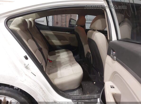 5NPD84LF3KH491669 2019 HYUNDAI ELANTRA White Vista de la etiqueta del VIN