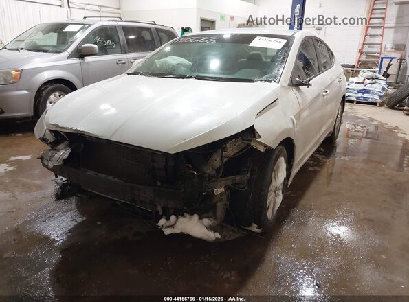 5NPD84LF3KH491669 2019 HYUNDAI ELANTRA White Vista frontal