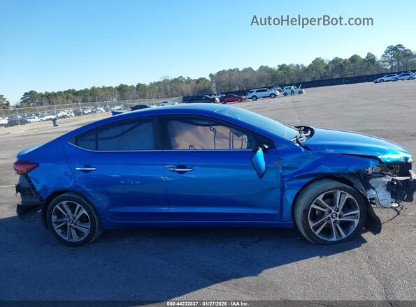 5NPD84LF4HH114339 2017 HYUNDAI ELANTRA Blue Панорамний вид салону 360°