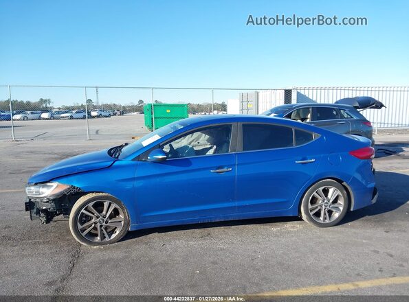5NPD84LF4HH114339 2017 HYUNDAI ELANTRA Blue 