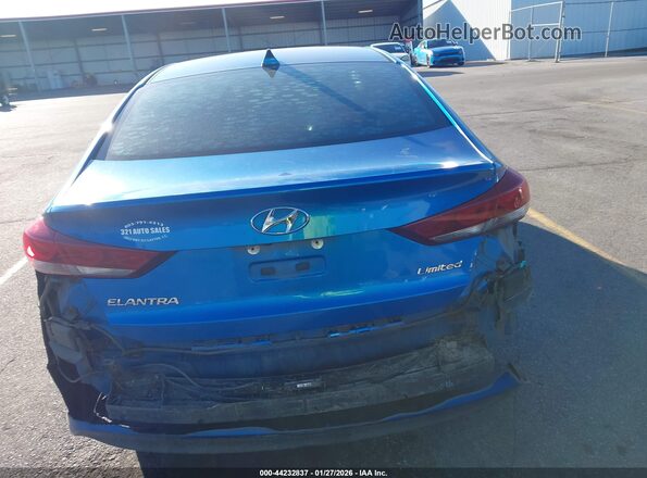5NPD84LF4HH114339 2017 HYUNDAI ELANTRA Blue 