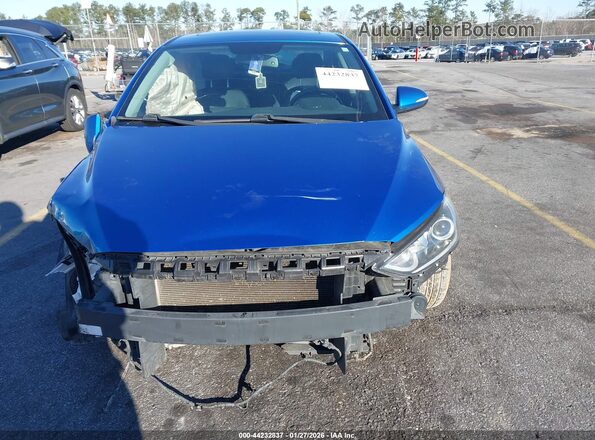5NPD84LF4HH114339 2017 HYUNDAI ELANTRA Blue Вид задньої частини салону