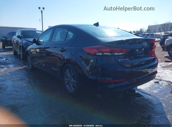5NPD84LF4JH321478 2018 HYUNDAI ELANTRA Black Հետևի ձախ