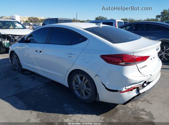 5NPD84LF5JH332523 2018 HYUNDAI ELANTRA White Tył lewy