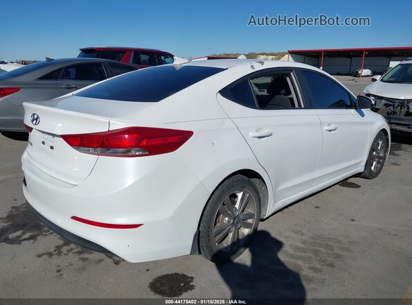 5NPD84LF5JH332523 2018 HYUNDAI ELANTRA White Tył prawy