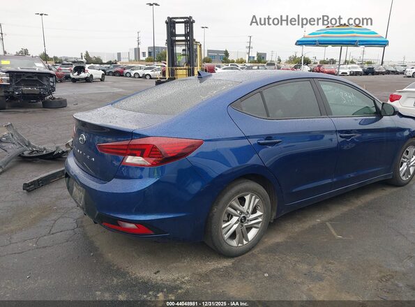 5NPD84LF5LH601672 2020 HYUNDAI ELANTRA Dark Blue Tył prawy