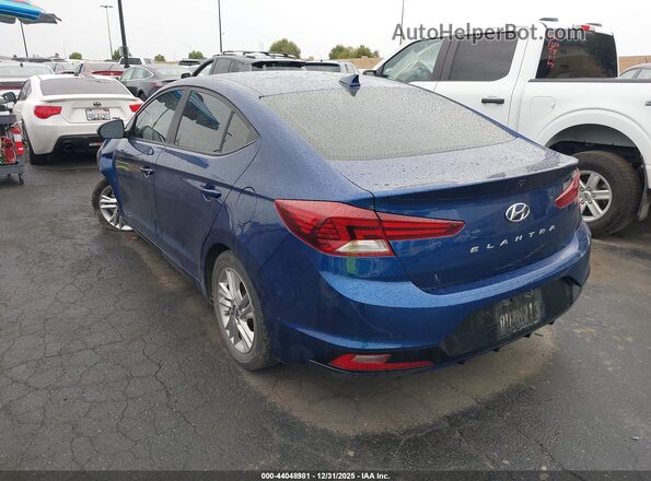 5NPD84LF5LH601672 2020 HYUNDAI ELANTRA Dark Blue Tył lewy