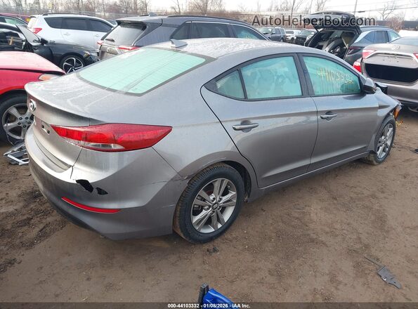 5NPD84LF6JH277273 2018 HYUNDAI ELANTRA Серый Задняя правая четверть