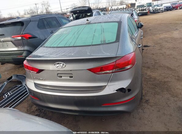 5NPD84LF6JH277273 2018 HYUNDAI ELANTRA Серый 