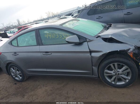 5NPD84LF6JH277273 2018 HYUNDAI ELANTRA Серый Панорамный вид салона 360°