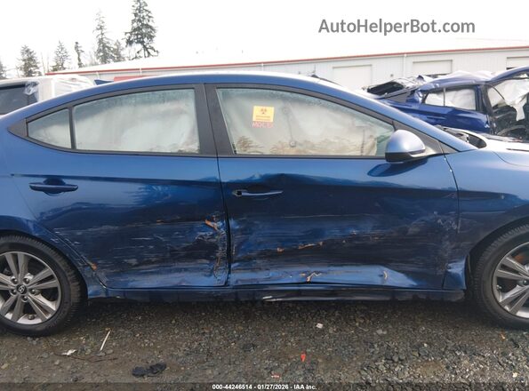5NPD84LF6JH353414 2018 HYUNDAI ELANTRA Blue Դիմացի տեսք