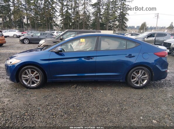 5NPD84LF6JH353414 2018 HYUNDAI ELANTRA Blue Սալոնի 360 աստիճան տեսք
