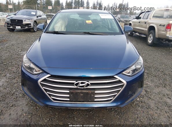 5NPD84LF6JH353414 2018 HYUNDAI ELANTRA Blue Սարքավորումների վահանակի տեսք