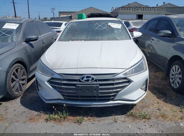 5NPD84LF8LH631300 2020 HYUNDAI ELANTRA White უკანა სალონის ხედი