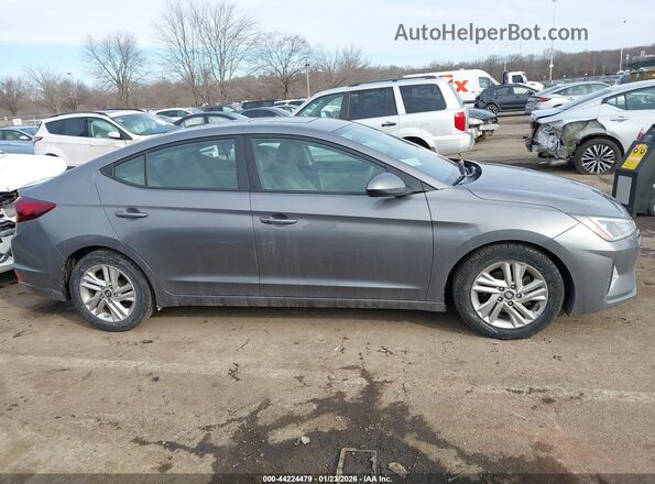 5NPD84LF9LH525731 2020 HYUNDAI ELANTRA Gray Widok wnętrza z tyłu