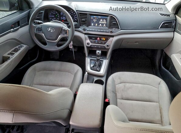 5NPD84LFXHH028985 2017 HYUNDAI ELANTRA Black Vista del salpicadero