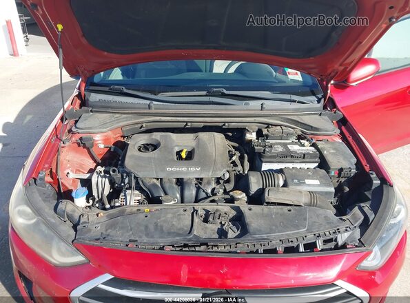 5NPD84LFXJH223118 2018 HYUNDAI ELANTRA Red Vista trasera