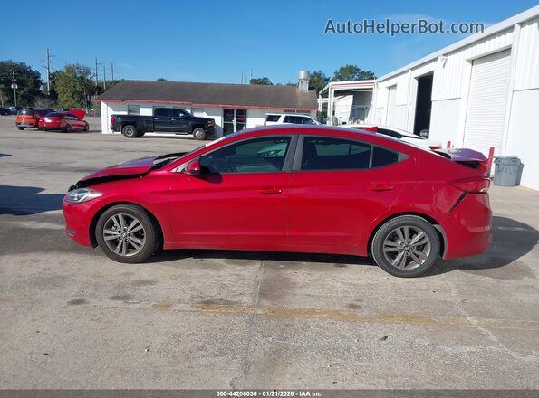 5NPD84LFXJH223118 2018 HYUNDAI ELANTRA Red Vista interior de 360 grados