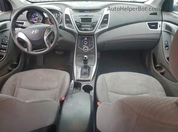 5NPDH4AE3GH711121 2016 HYUNDAI ELANTRA Black 