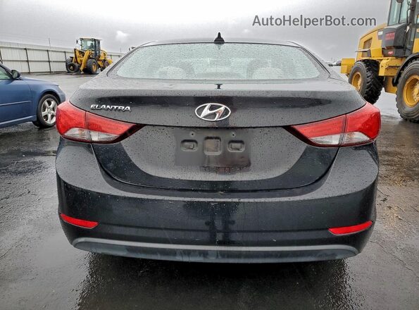 5NPDH4AE3GH711121 2016 HYUNDAI ELANTRA Black 