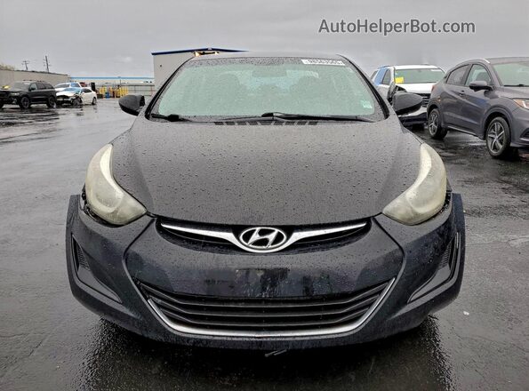 5NPDH4AE3GH711121 2016 HYUNDAI ELANTRA Black 