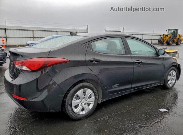 5NPDH4AE3GH711121 2016 HYUNDAI ELANTRA Black 
