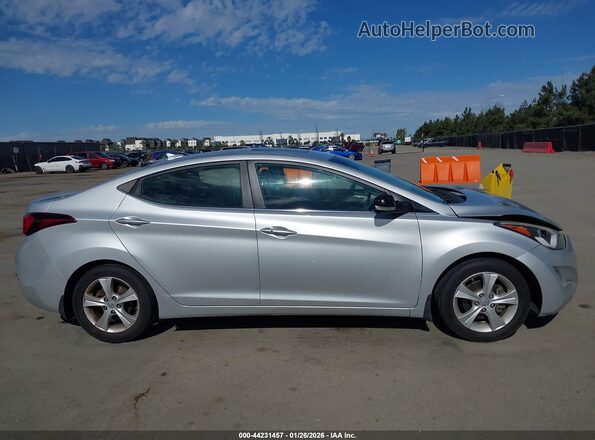 5NPDH4AE4GH797720 2016 HYUNDAI ELANTRA Silver 