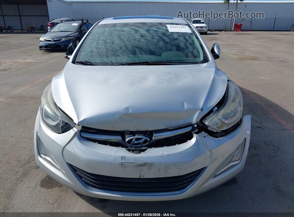 5NPDH4AE4GH797720 2016 HYUNDAI ELANTRA Silver 