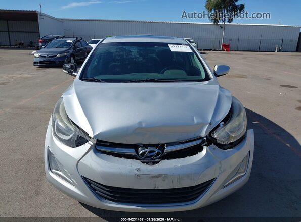 5NPDH4AE4GH797720 2016 HYUNDAI ELANTRA Silver 