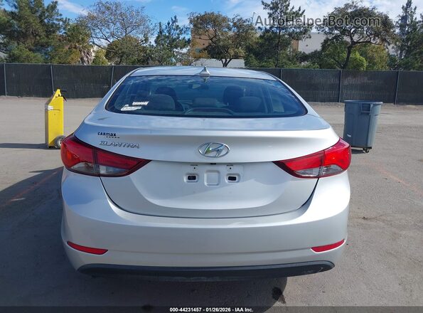 5NPDH4AE4GH797720 2016 HYUNDAI ELANTRA Silver 