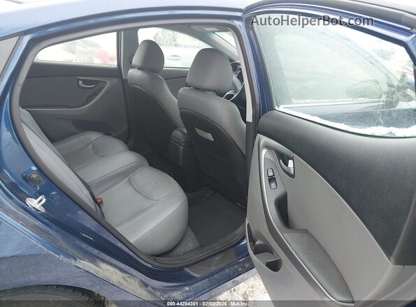 5NPDH4AE6GH742895 2016 HYUNDAI ELANTRA Blue Vista de la etiqueta del VIN