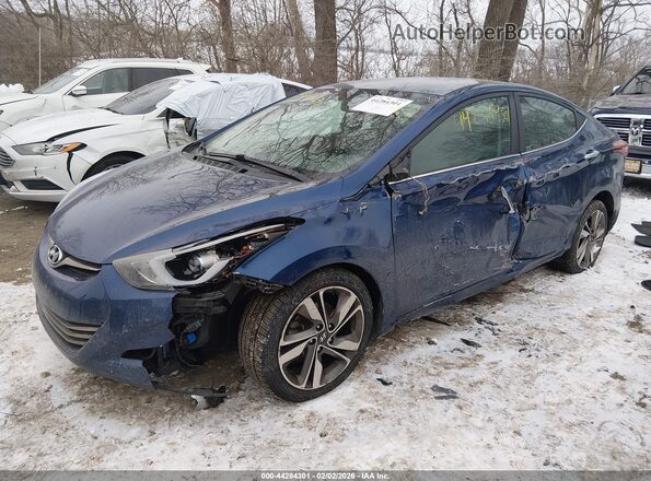5NPDH4AE6GH742895 2016 HYUNDAI ELANTRA Blue Vista tres cuartos delantera izquierda
