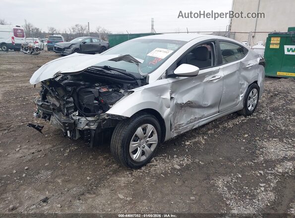 5NPDH4AE8GH750061 2016 HYUNDAI ELANTRA Серый Передняя левая четверть