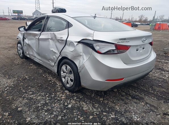 5NPDH4AE8GH750061 2016 HYUNDAI ELANTRA Серый Задняя левая четверть