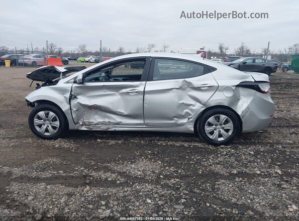 5NPDH4AE8GH750061 2016 HYUNDAI ELANTRA Серый Вид задней части салона
