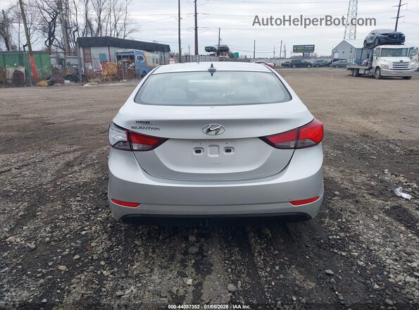 5NPDH4AE8GH750061 2016 HYUNDAI ELANTRA Серый 