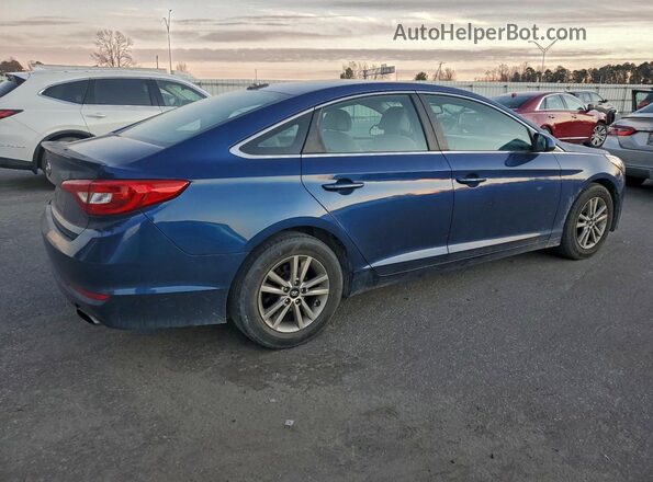 5NPE24AF2GH307743 2016 HYUNDAI SONATA Blue Tył prawy
