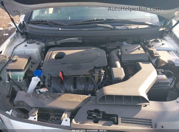 5NPE24AF2KH818023 2019 HYUNDAI SONATA Silver Вид ззаду