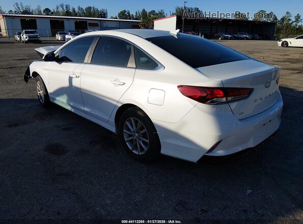 5NPE24AF4KH778396 2019 HYUNDAI SONATA White უკანა მარცხენა