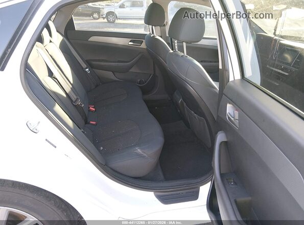 5NPE24AF4KH778396 2019 HYUNDAI SONATA White VIN კოდის სტიკერის ხედი
