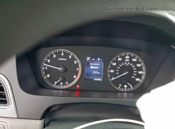 5NPE24AF6GH373924 2016 HYUNDAI SONATA White Vista del cuadro de instrumentos