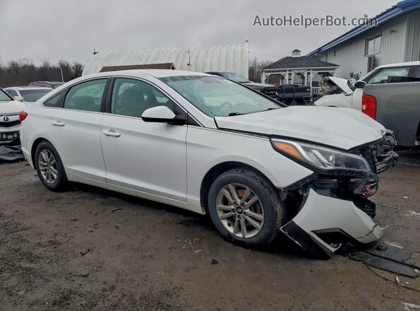 5NPE24AF6GH373924 2016 HYUNDAI SONATA White Delantero derecho