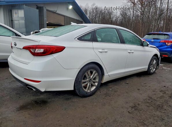 5NPE24AF6GH373924 2016 HYUNDAI SONATA White Trasero derecho