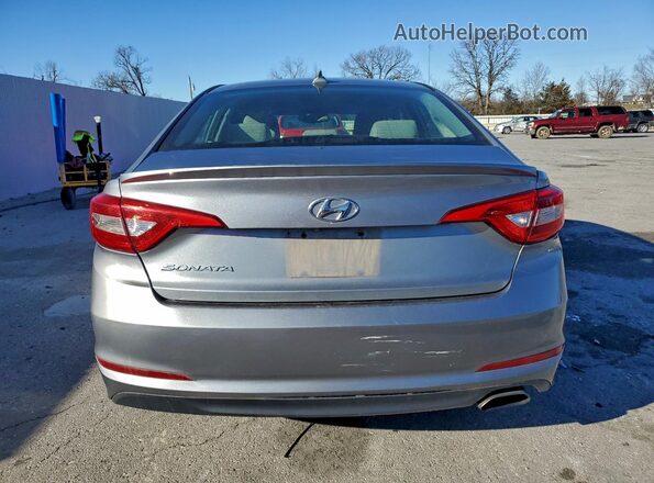 5NPE24AF7GH375679 2016 HYUNDAI SONATA Silver Вид ззаду