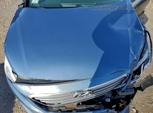 5NPE24AF7GH432740 2016 HYUNDAI SONATA Blue Widok wnętrza z tyłu