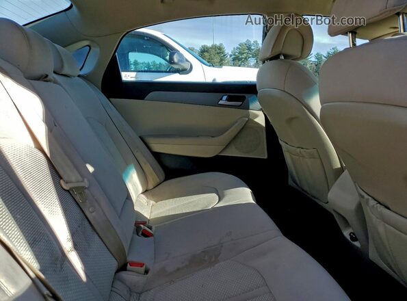 5NPE24AF7GH432740 2016 HYUNDAI SONATA Blue Widok tylnych siedzeń