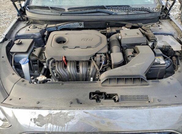 5NPE24AF7KH751175 2019 HYUNDAI SONATA Gray Սալոնի հետևի տեսք