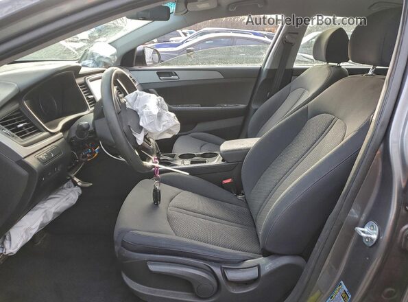5NPE24AF7KH751175 2019 HYUNDAI SONATA Gray Սալոնի դիմացի տեսք